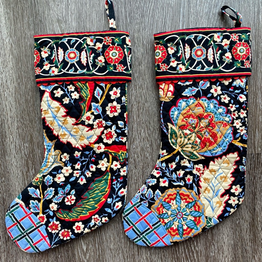 Two Vera Bradley Stockings